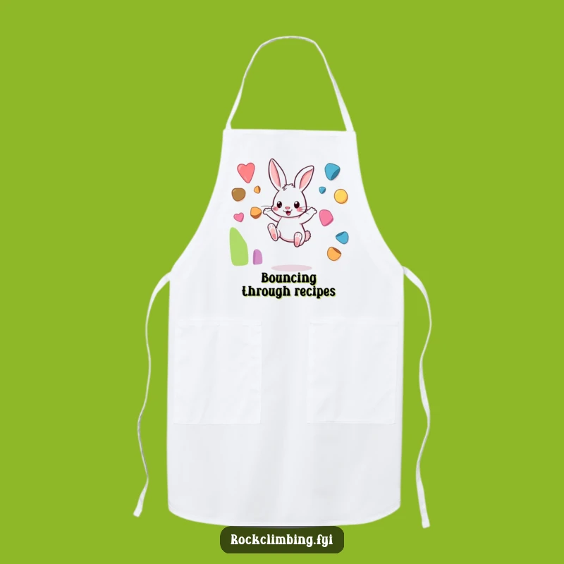 Funny Rabbit Kitchen Climb Apron: Hilarious Gear for Playful Home Chefs