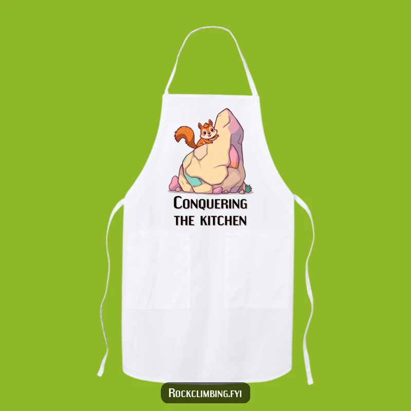 Funny Giddy Squirrel Apron, Kitchen Adventure Fun, Great Funny Gift