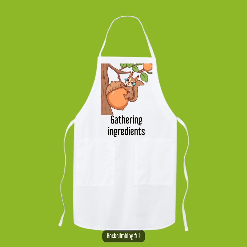 Funny Squirrel Climber Apron - Conquer Your Kitchen Adventures
