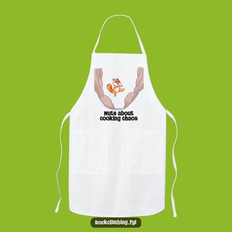 Funny Squirrel Leap Apron: Cook with Energy, Funny Gift