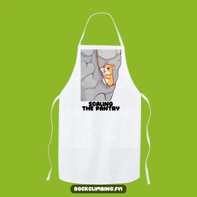 Funny Hamster Rappelling Apron: Cook with Courage in this Hilarious Kitchen Gift