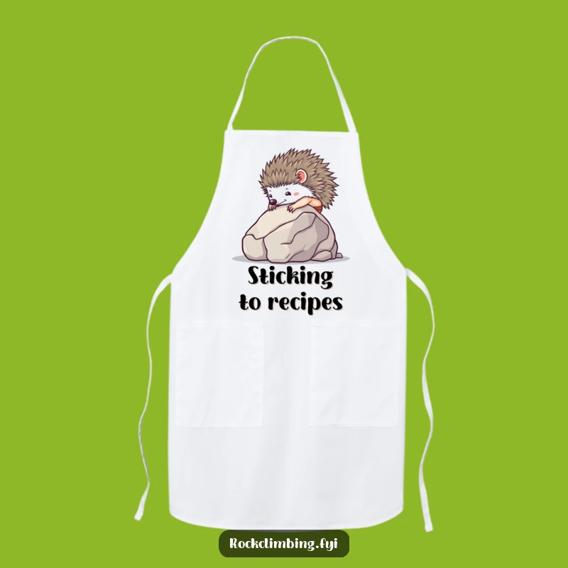 Funny Hedgehog Climber Apron - Stick to Your Kitchen Goals