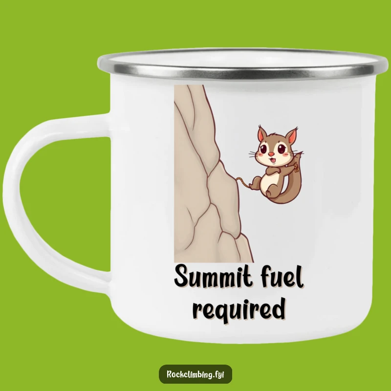 Funny Squirrel Campfire Mug: Hilarious Outdoor Drinkware for Determined Adventurers
