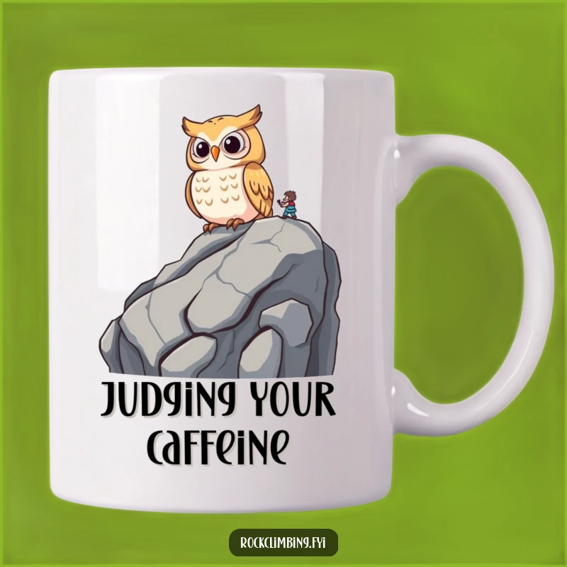 Funny Wise Owl Mug: Amused Observer, Hilarious Funny Gift