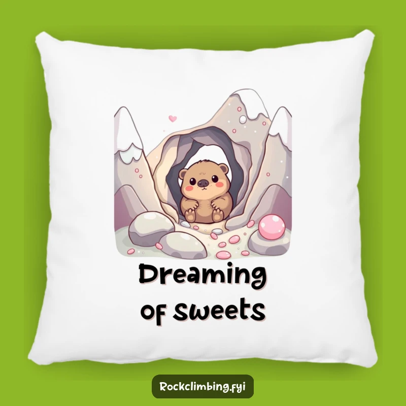 Funny Mole Candy Mountain Pillow: Snuggle Up with Sweet Dreams!