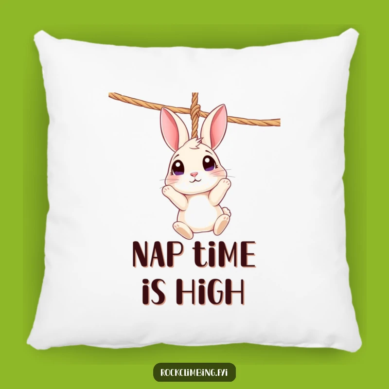 Funny Rabbit Rope Pillow: Cozy Curiosity Accent, Perfect Gift!