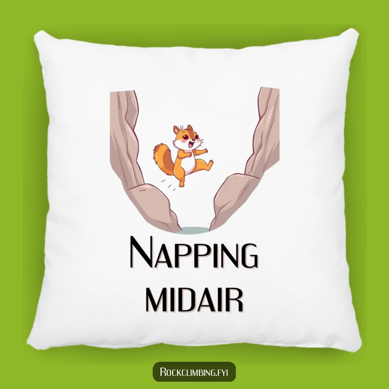 Funny Squirrel Leap Pillow: Comfy Excitement, Adorable Funny Gift