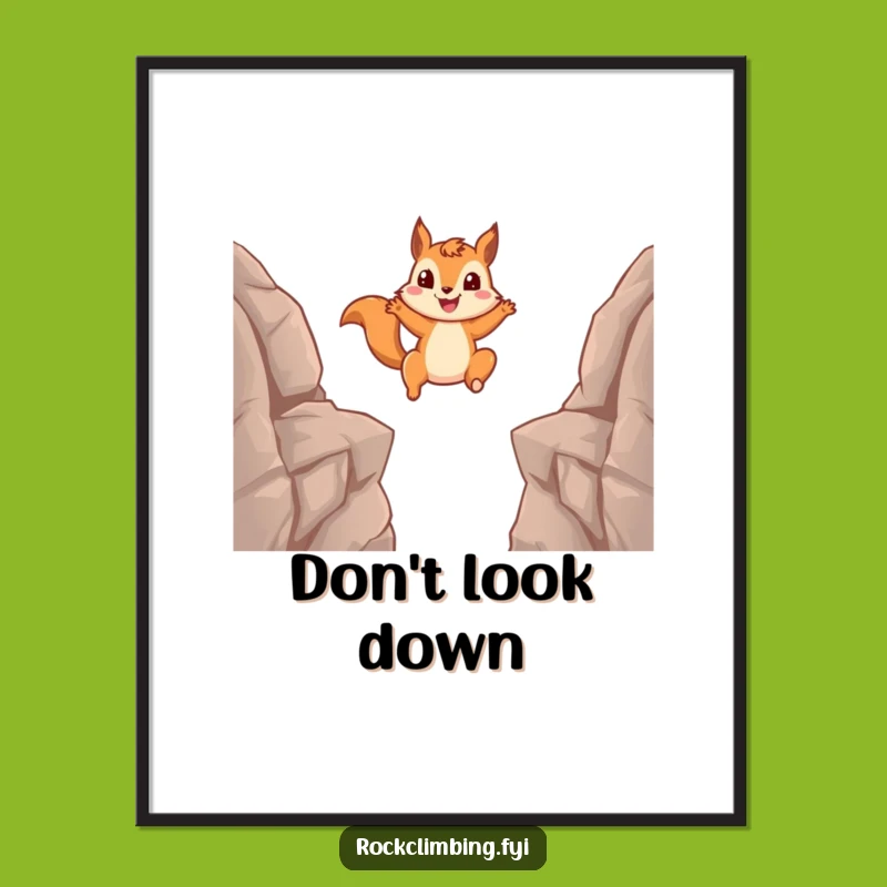 Funny Squirrel Leap Digital Print: Bring Hilarious Adventure to Your Walls Instantly
