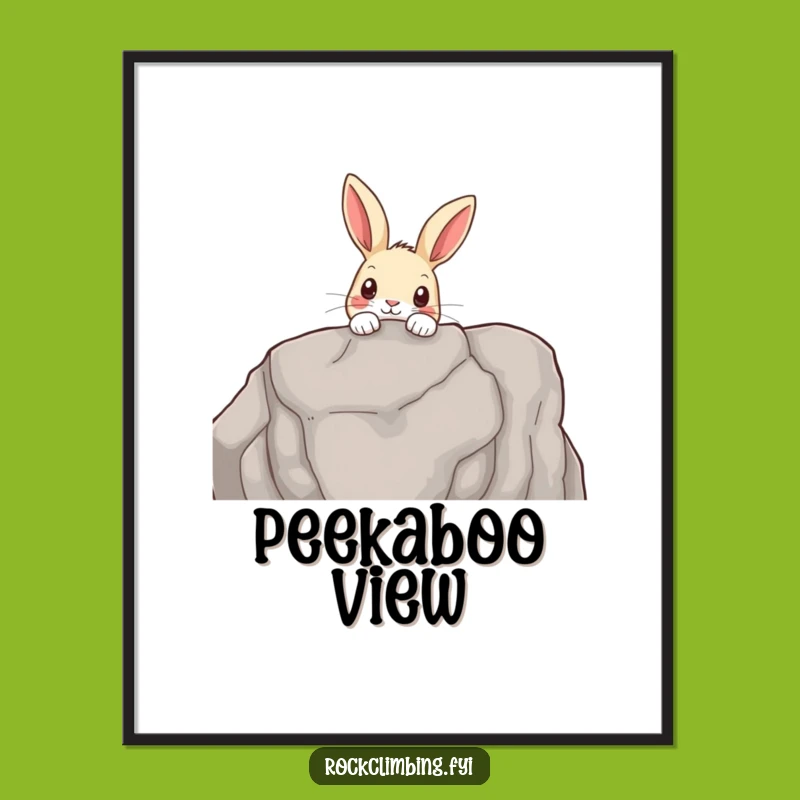 Funny Curious Rabbit Digital Art: Decorate with Nature's Wonder and Charm Gift