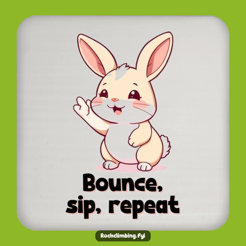 Funny Rabbit Climbing Coaster: Protect Your Surface, A Small Funny Gift