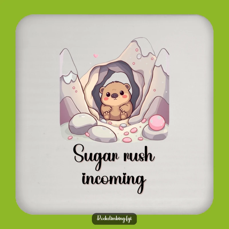 Funny Mole Candy Mountain Coaster: Protect Your Surfaces with Sweet Style!