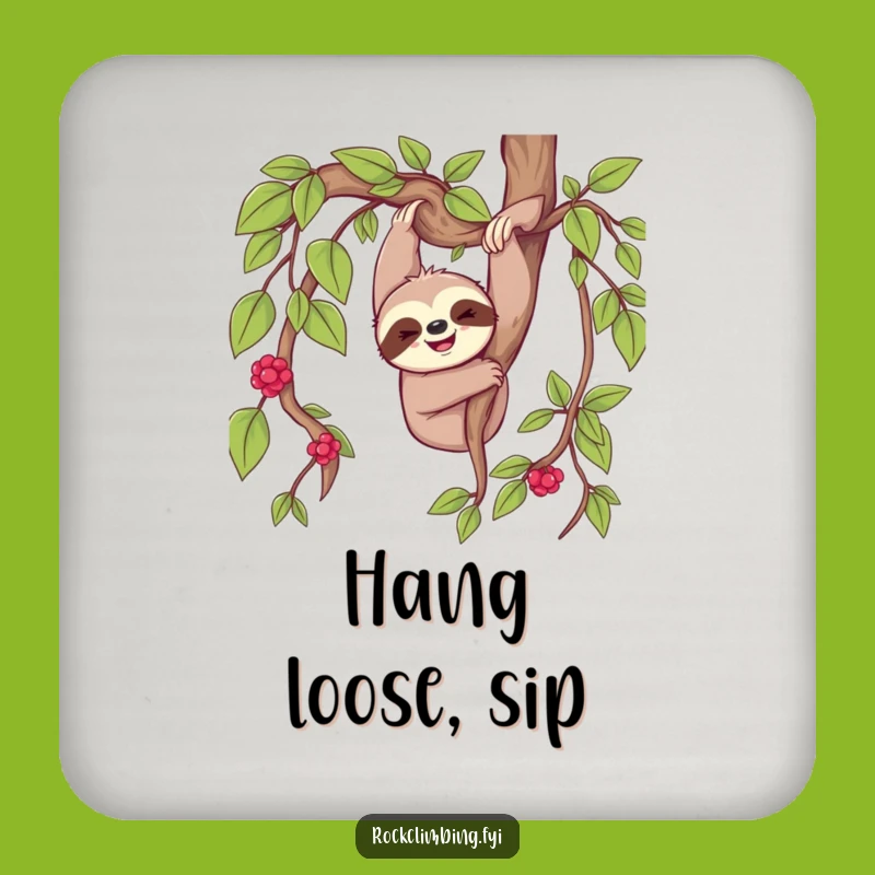 Funny Sloth Dangle Coasters - Keep Your Surfaces Chill