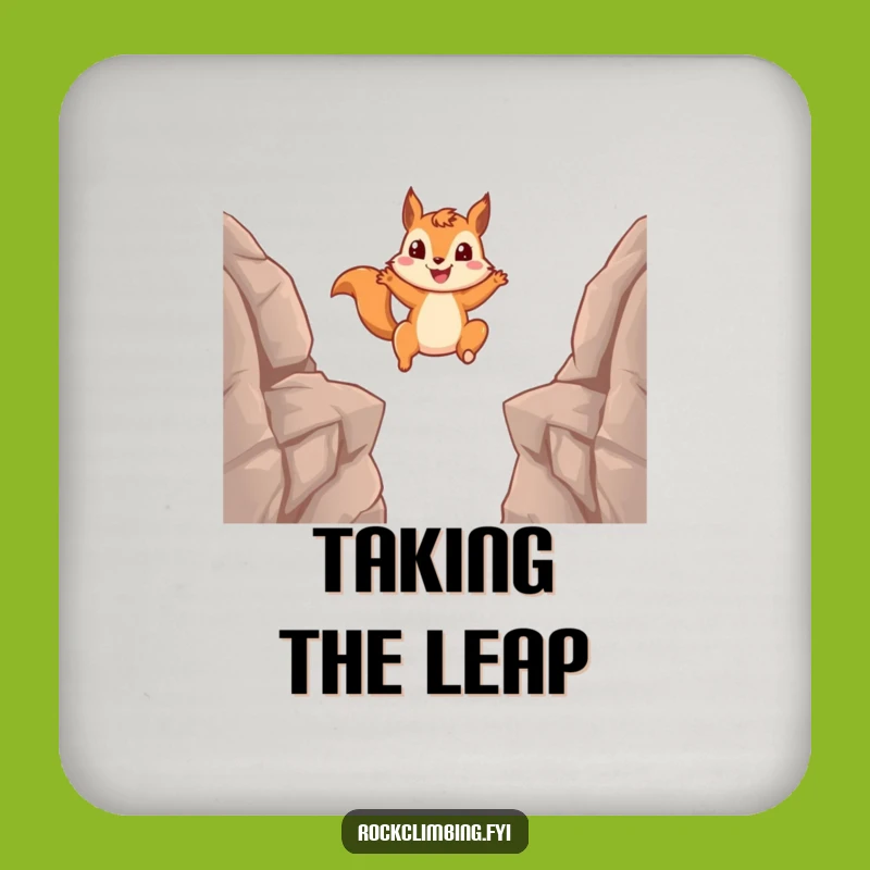 Funny Squirrel Leap Coaster: Protect Surfaces with This Hilarious Adventure Decor