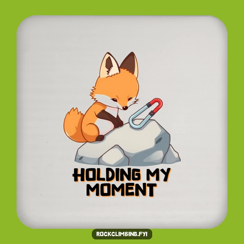 Funny Fox Climbing Prep Coaster: Hilarious Protection for Careful Homes