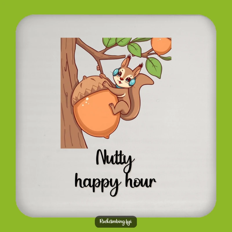 Funny Squirrel Climber Coasters - Protect Surfaces from Clumsy Climbers