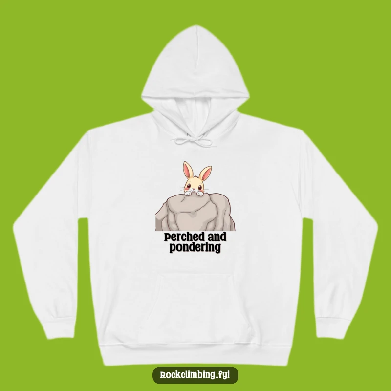 Funny Rabbit Explorer Hoodie: Stay Cozy While You Wander with This Critter Gift