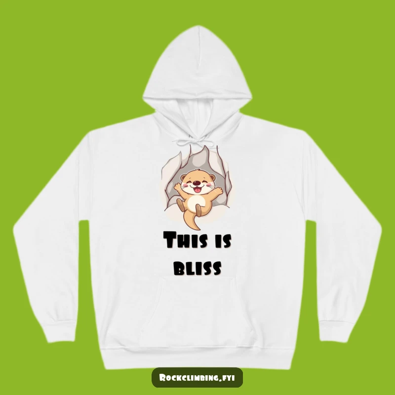 Funny Otter Sliding Hoodie: Cozy Joyful Gear, Perfect Playful Gift!