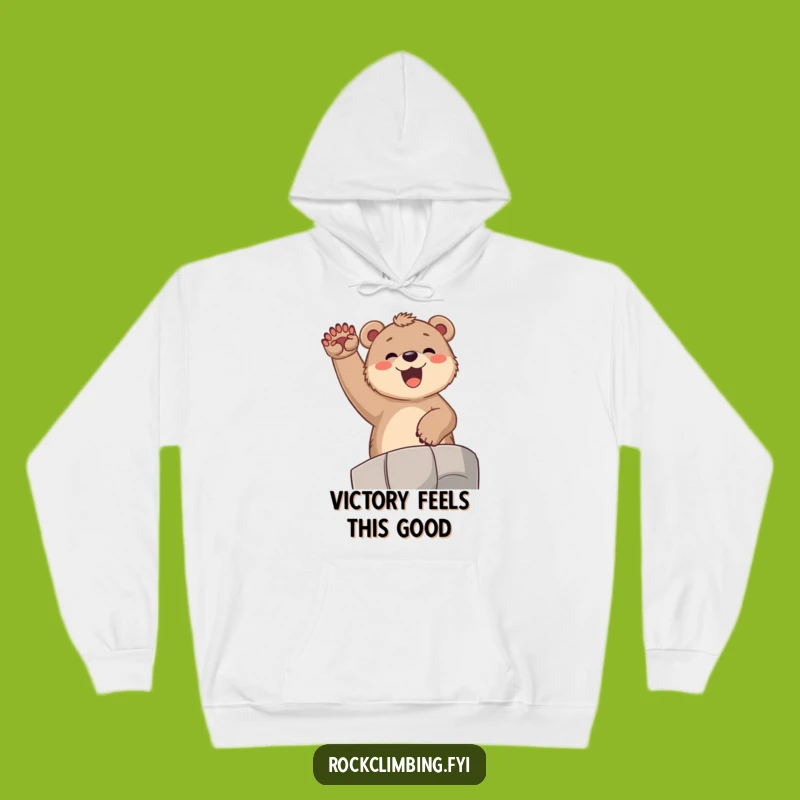 Funny Bear Cub Celebration Hoodie: Cozy and Hilarious Joyful Comfort