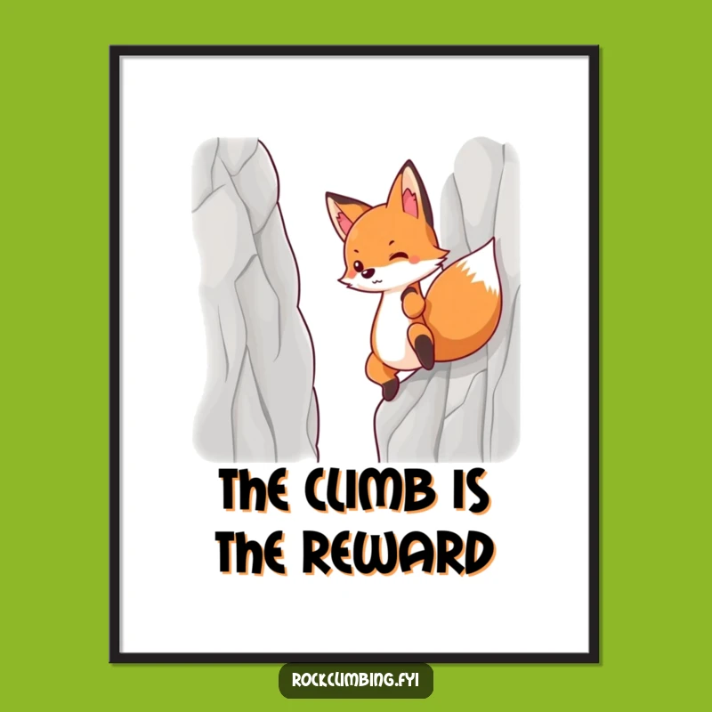 Free Printable Wall Art: Determined Fox - Motivational Downloadable Decor!