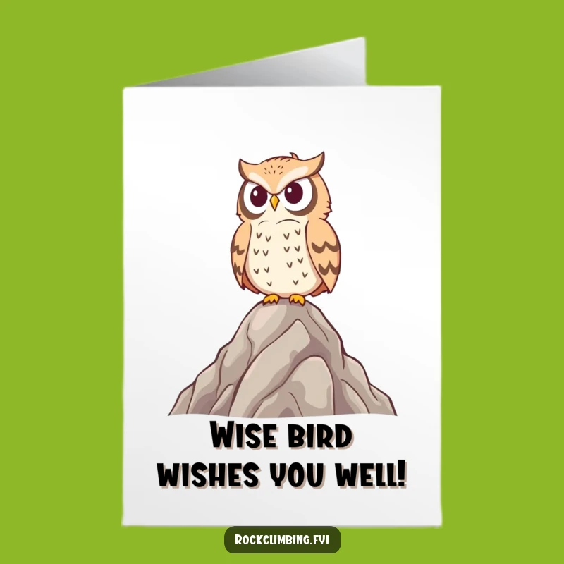 Free Printable Owl Birthday Card: Funny Downloadable Gift for Bird Lovers