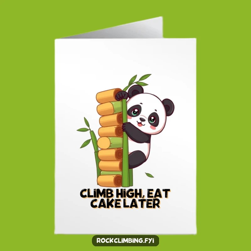 Funny Panda Birthday Card - Free Printable Goal-Getter Downloadable Gift