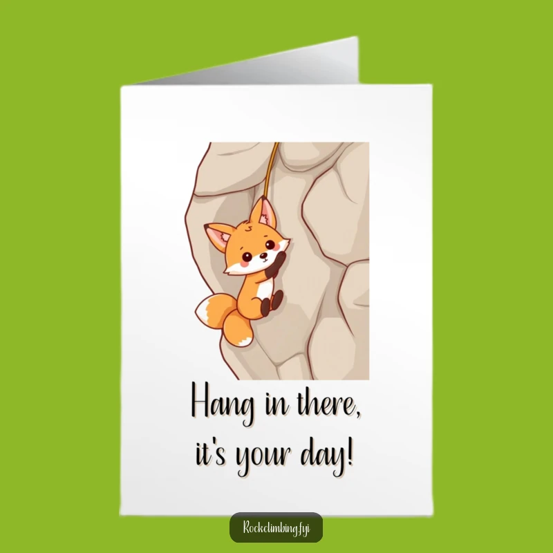 Funny Fox Birthday Card - Free Printable Tumble Free Downloadable Gift