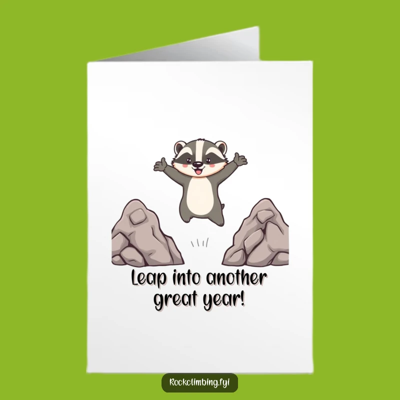 Free Printable Brave Badger Birthday Card - Funny Downloadable Eco-Friendly Gift