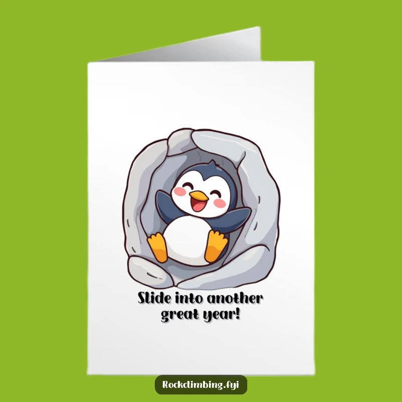 Free Printable Penguin Birthday Card: Funny Downloadable Gift for a Cool Friend