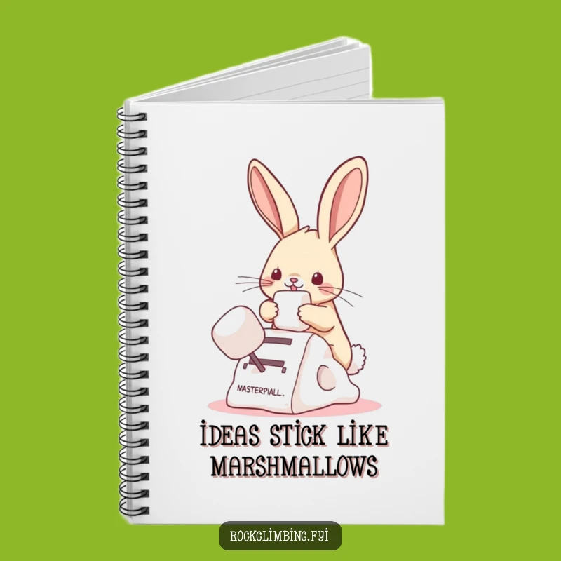 Funny Bunny Marshmallow Climb Notebook: Jot Down Sweet Ideas
