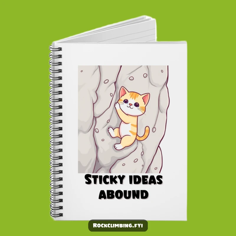 Funny Cat Climber Notebook: Jot Down Your Adventures with This Hilarious Journal