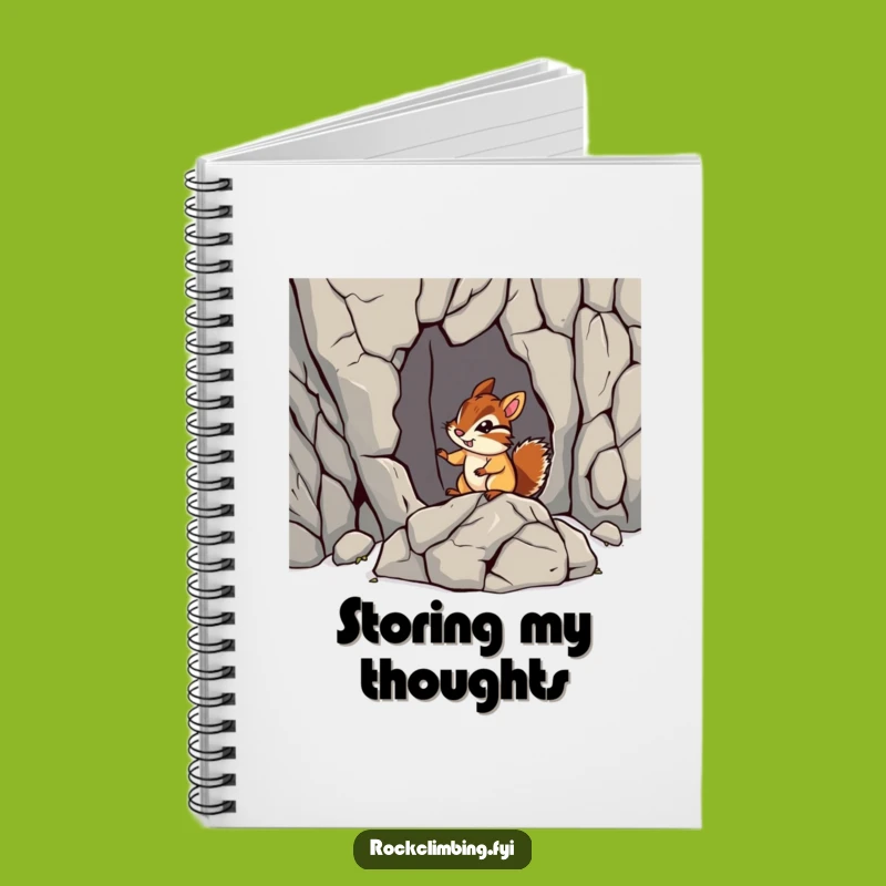 Funny Chipmunk Rock Notebook: Plan Your Next Expedition, A Handy Funny Gift