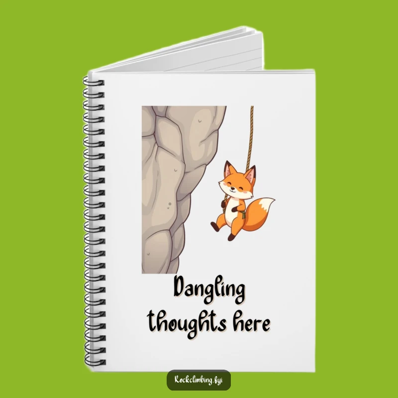 Funny Fox Rope Swing Notebook: Playful Adventure Journal - Gift Idea