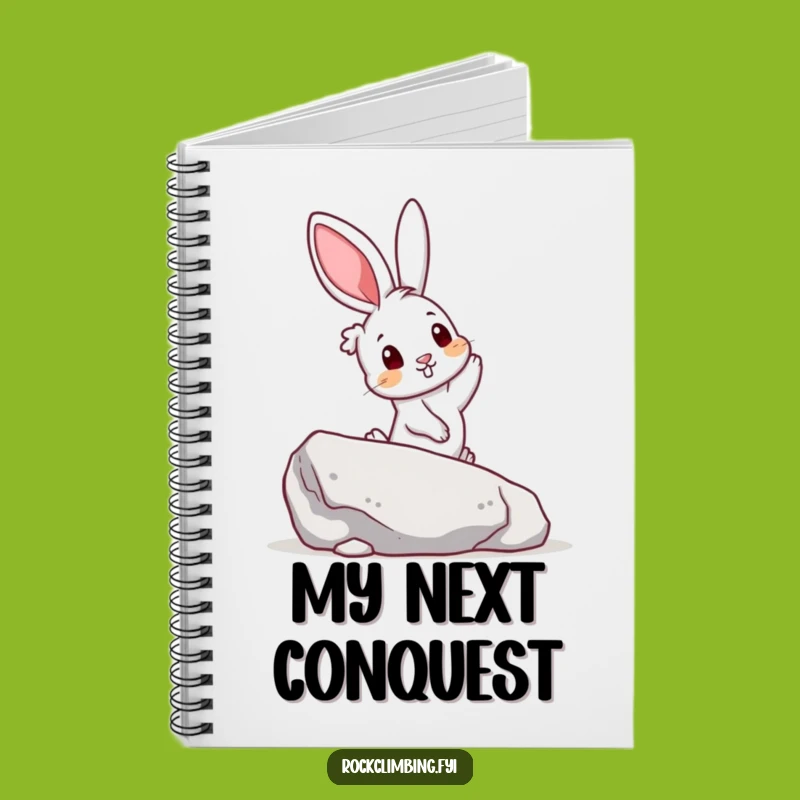 Funny Rabbit Climbing Notebook: Journal Your Adventures with this Hilarious Gift