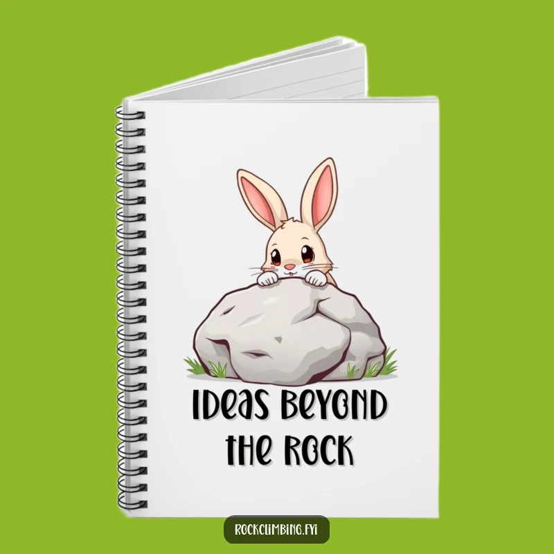 Funny Curious Rabbit Notebook: Jot Down Ideas with Determined Flair