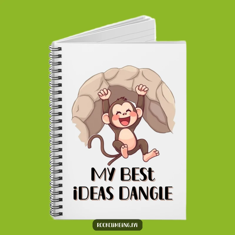 Funny Monkey Swing Notebook - Jot Down Fun Ideas!