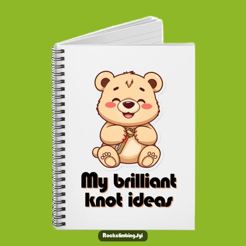 Funny Bear Cub Knot Notebook: Journal Your Adventures with Humorous Style