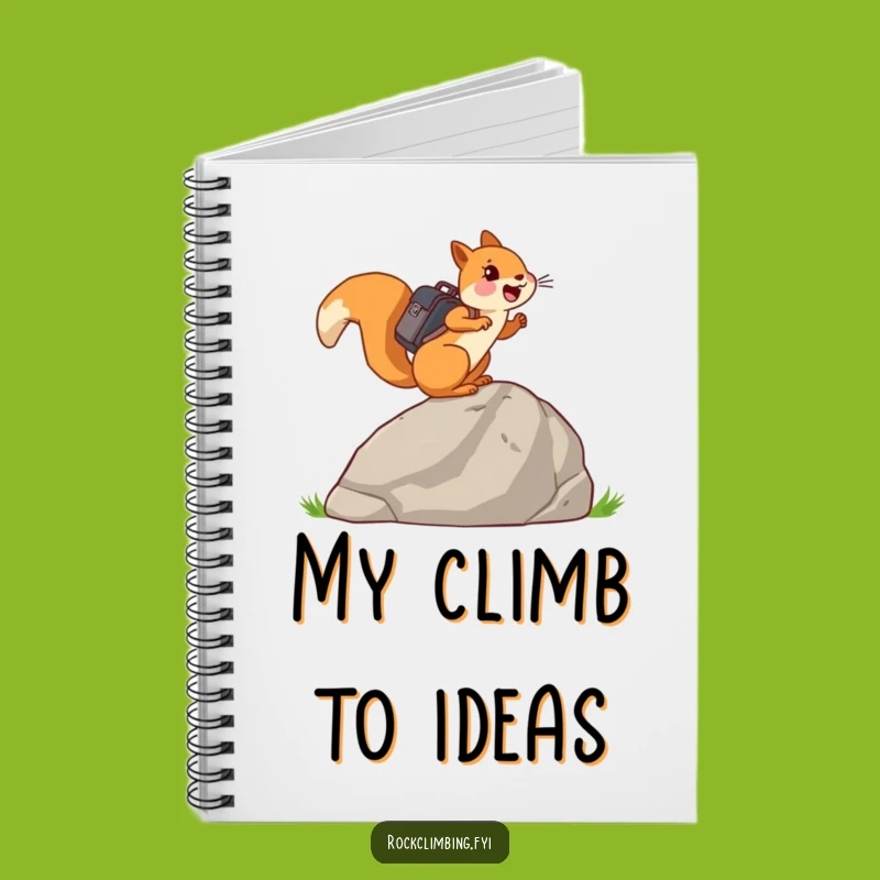 Funny Adventurous Squirrel Notebook: Jot Down Your Journey Backpack Gift