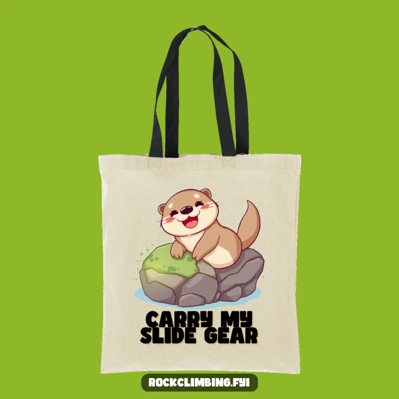 Funny Otter Sliding Tote Bag: Carry Your Essentials with Hilarious Style