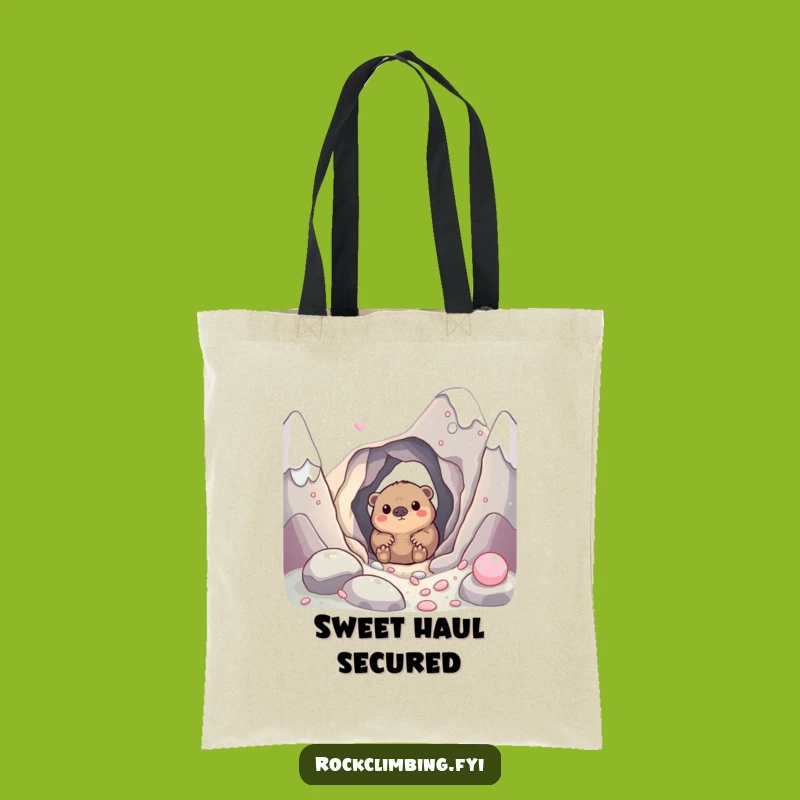 Funny Mole Candy Mountain Tote Bag: Carry Your Sweet Discoveries!